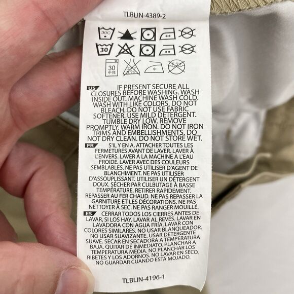 511 Tactical Cargo Pants Womens 18 Khaki Tan Straight Leg Pockets EMT Military - Picture 12 of 13